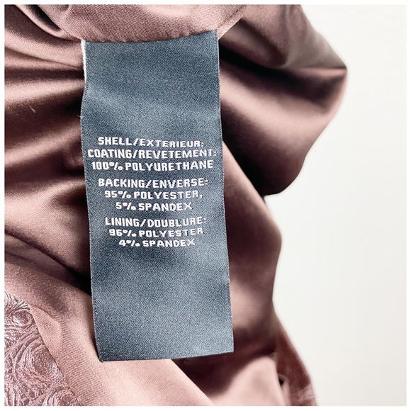 7 For All Mankind Strapless Textured Dress in Deep Burgundy - Picture 9 of 9